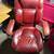 Genuine Red Leather Swival Reclining Adj. Office Chair,  Desk Chair, 7 thumbnail