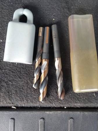 Sabre Silver & Deming  1/2" Shank High Speed Drill Bits in Case 1