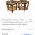 2 Hexagon Walnut Glass Top End Tables Mersman Mid Century $200 10 thumbnail