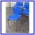 Alberto Meda Design Sapphire Blue Alias Chairs, Set Of Six 4 thumbnail