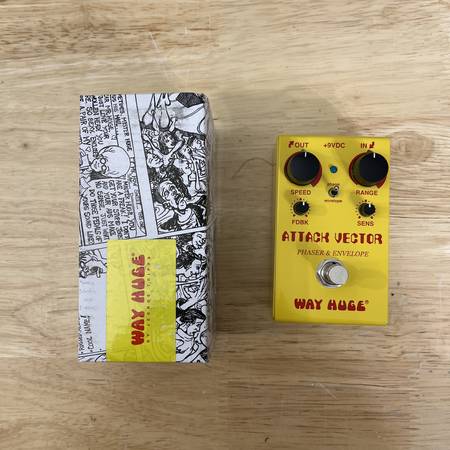 ギター Wa Huge Attack Vector Way Hugeより、フェイザーとエンベロープ・フィルターを一体化