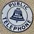 Ande Rooney Bell System Public Telephone Porcelain Enameled Steel Sign 2 thumbnail