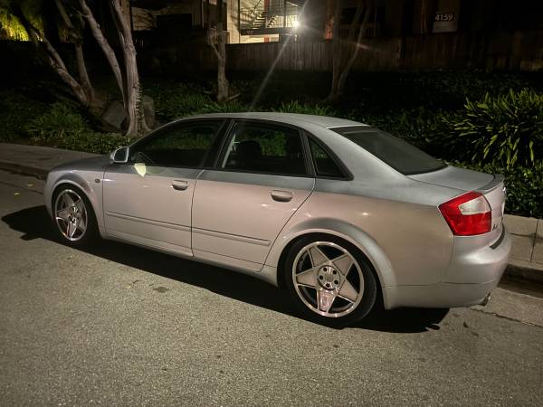 2002 Audi A4 1.8T – 5-Speed, Leather, Lowered, Coilovers, Rims - $3,300 (san mateo)63470229233281122