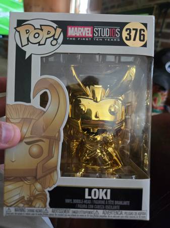 Marvel gold chrome loki funko pop 1