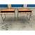Mid Century Modern Pair of Walnut /Chrome Tables 2 thumbnail