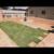 Landscaping concrete artificial grass rockwall. 10 thumbnail