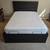 Ikea Brimnes bed with adjustable Lonset slat base & Marbacka mattres 2 thumbnail