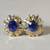 18K Sapphire + Diamond Earrings (Appraised at $2350!) 3 thumbnail