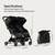Mompush Lithe Double Stroller, Lightweight Side by Side, Infant & Todd 5 thumbnail