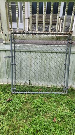 Chain link fence gate 1