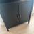 Black Arched Fluted Bookcase with Cabinet 3 thumbnail