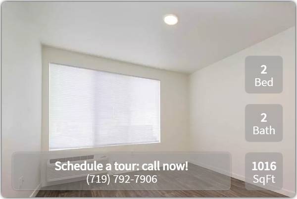 $1,694 / 2br - 1016ft2 - Check out these views! You'll love this location and this 2 bd 2 ba! (Colorado Springs)63658247302401122