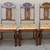 Set of 5 Antique Jacobean Style Dining Chairs 1 thumbnail