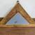 3 Hook Rustic Hat Coat Triangular Wooden Vintage Wall Mirror Western 13 thumbnail