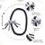 BLACK-WHITE Graduation LEI Ribbon Necklace Class of 2025 Graduations 1 thumbnail