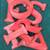 (7) Vintage 18” Red Porcelain Sign Letters 1 thumbnail