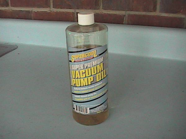New  Supercool Synthetic Vacuum Pump Oil :25 oz 1