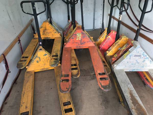 Pallet Jack - Lifts and rolls fine.  Priced to sell now 1