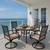 New PHI VILLA Heavy Duty 5-Piece Outdoor Dining Set for 4, Round Metal Steel Tab 1 thumbnail