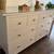 Pristine White IKEA HEMNES Dresser With Glass Top 2 thumbnail