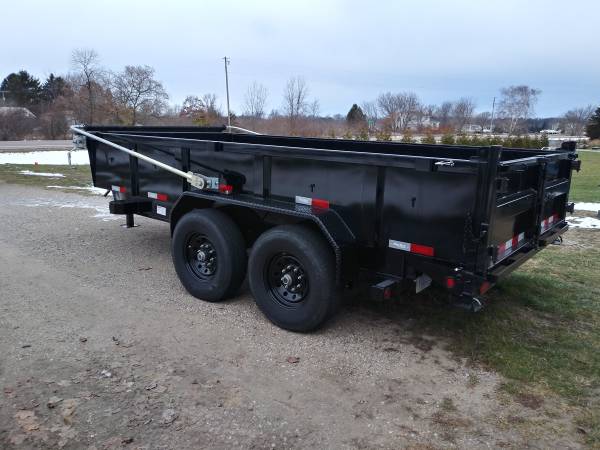 DUMP TRAILER 7' x 14' 1