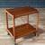 Mid-Century Danish Modern Collapsible Serving Cart by John Stuart, c.1 2 thumbnail
