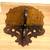 Large Vintage Handmade Wooden Sconce Shelf 4 thumbnail