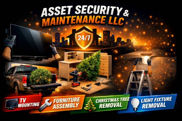 TV Installation & Wall Mounting – Furniture Assembly – Holiday Cleanup 1