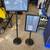 * * * * Sign Holder Stands, 11" x 17", Marble Base * * * * 8 thumbnail