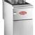 Avantco FF50 Natural Gas 50 lb. Stainless Steel Floor Fryer - 120,000 2 thumbnail