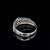 0.88 ctw Fancy Blue & White Diamond Three-Stone Multi-Row Triple Chann 7 thumbnail