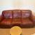 Brown 3 person leather couch 1 thumbnail