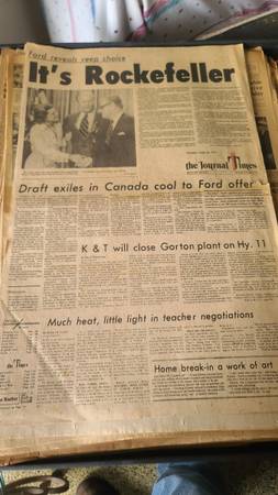 Vintage newspapers 1