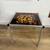 Danish 1970's Glass & Aluminum Side Table 6 thumbnail