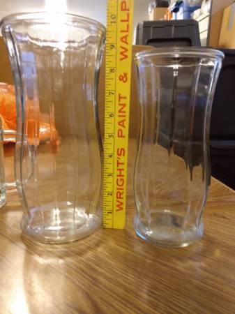 Vases Clear Glass 2 PC Bundle 1