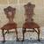 20th century renaisance style oak side chairs 19 thumbnail