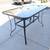 Pub Style Glass Top Patio Dining 38" Table 4 thumbnail