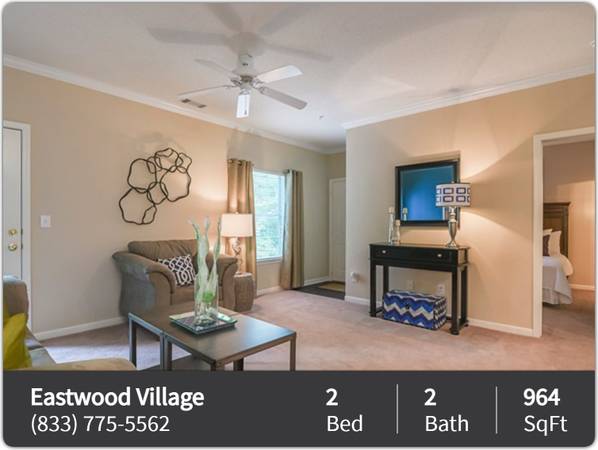 $1,625 / 2br - 964ft2 - Enjoy incredible views at Eastwood Village! 2 Bd, 2 Ba, 964 SqFt! (Asheville - East Asheville)64029204397569121