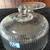 Available Table full of Glass CAKE PLATES w Glass DOMES, 4 Pastries, Snacks EXC 14 thumbnail