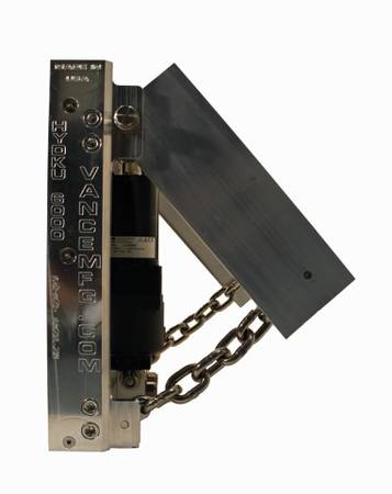 Vance HYDKU6000 6'' Hyd. Black Kick-Up Plate SLATWATER EDTION 1