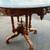 Victorian marble top parlor table. Walnut wood.  See photos 5 thumbnail