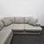 Can Deliver! Living Spaces Like New Gray Sectional Sofa Couch 6 thumbnail