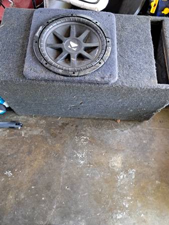 12" speaker and speaker box 1