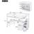 Loft Bed Frame with Built-In Desk and Storage 2 thumbnail