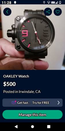 OAKLEY Gear box Watch 1
