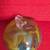 HAND-BLOWN GLASS ORNAMENT-CLEAR WITH YELLOW, TURQUOISE, AND RED 2 thumbnail