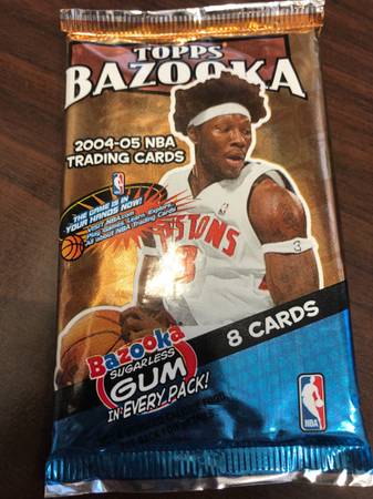 2004 TOPPS BAZOOKA BASKETBALL PACK - LOOK FOR LEBRON COMIC INSERT ! 1