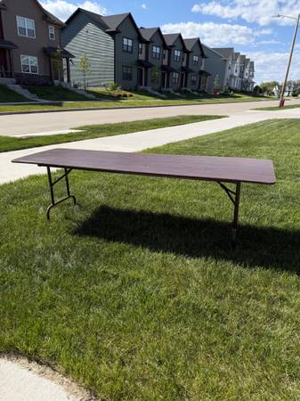 Folding table, 8ft 1