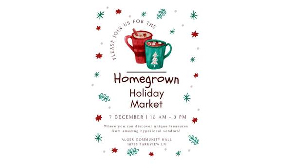 Alger Homegrown Holiday Market! 1