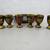 Russian Khokhloma Painting Factory Lacquered Wood Wine Set Cups  Tray 5 thumbnail